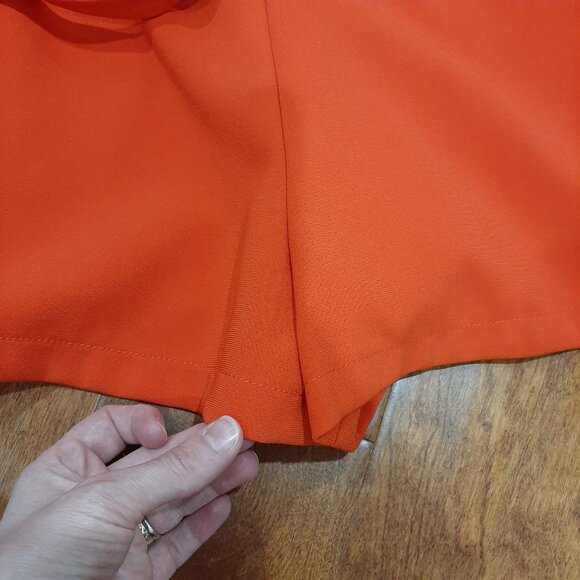 Adelyn Rae Lenora scalloped minimalist normcore date night romper - Picture 8 of 13